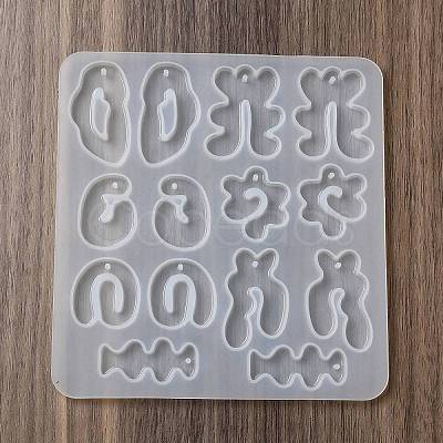 DIY Pendant Silicone Molds DIY-G091-03A-1