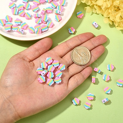 Handmade Polymer Clay Beads CLAY-CJC0013-02-1