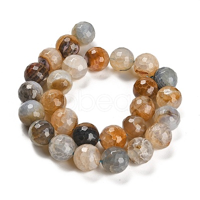 Natural Agate Beads Strands G-L595-A01-01F-1