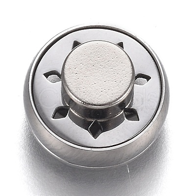 304 Stainless Steel Diffuser Locket Clips AJEW-N025-02P-1