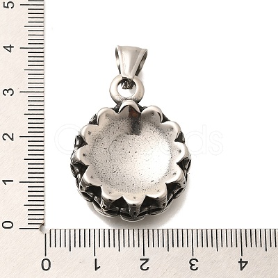 304 Stainless Steel Pendants STAS-R140-06AS-05-1