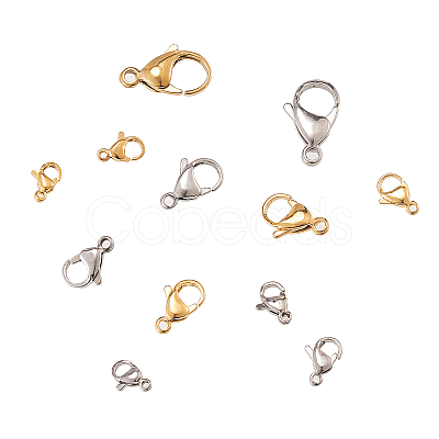 304 Stainless Steel Lobster Claw Clasps STAS-CJ0006-06-1