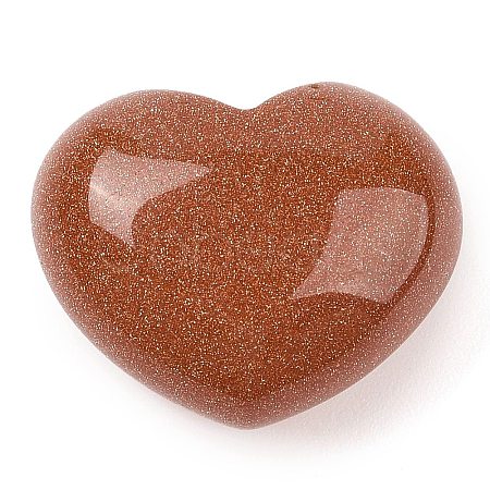 Synthetic Goldstone Love Heart Stone G-I367-03I-1