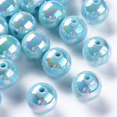 Opaque Acrylic Beads MACR-S370-D16mm-A07-1