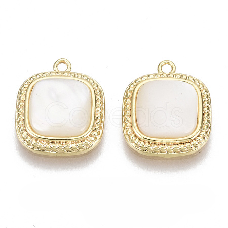 Natural Shell Charms KK-S356-096-NF-1
