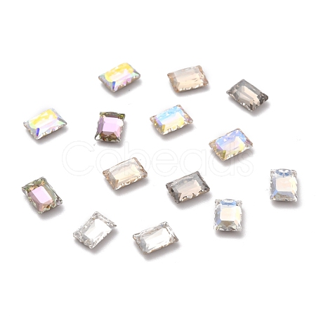 K9 Faceted Glass Rhinestone Cabochons GLAA-H106-E01-M-1