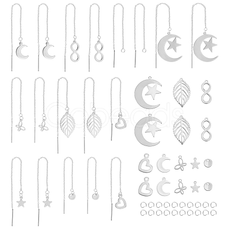 DICOSMETIC DIY Earring Making Kit STAS-DC0002-61-1