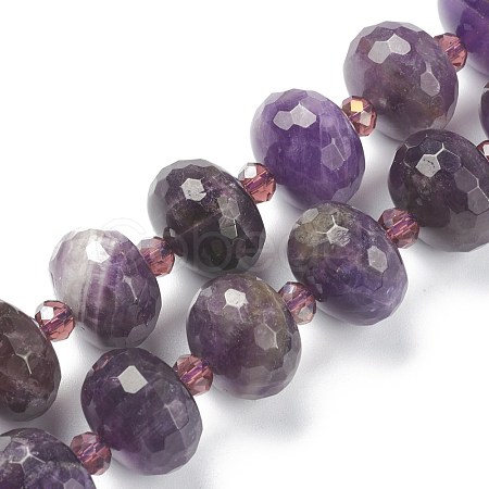 Natural Amethyst Beads Strands G-B016-03-1