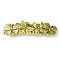 Butterfly Alloy Hair Barrettes, for Woman Girls, Antique Golden, 88x23.5x12mm