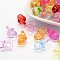 Transparent Acrylic Pendants, Pacifier, Mixed Color, 20x10x10mm, Hole: 5mm, about 670pcs/500g