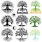 Custom PVC Plastic Clear Stamps, for DIY Scrapbooking, Photo Album Decorative, Cards Making, Stamp Sheets, Film Frame, Tree of Life, 160x110x3mm