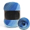 Gradient Color Cashmere Segment Dyed Yarn, for Weaving, Knitting & Crochet, Dodger Blue, 1.2mm, about 437.45 Yards(400m)/Skein