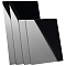 PandaHall Elite 4pcs 2 Style DIY Acrylic Board, for DIY Tip Cards, Rectangle, Black, 2pcs/style