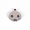 Non-Tarnish Halloween 201 Stainless Steel Charms, Laser Cut, Skull, Stainless Steel Color, 12x11x2mm, Hole: 1.2mm