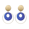 Natural Shell Dangle Earrings EJEW-JE05820-01-1