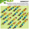 HOBBIESAY 20Pcs Chakra Natural & Synthetic Gemstone Connector Charms FIND-HY0001-32-4