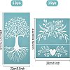 Olycraft Self-Adhesive Silk Screen Printing Stencil DIY-OC0003-79A-2