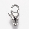 Polished 316 Surgical Stainless Steel Lobster Claw Clasps STAS-Z013-12P-2