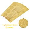 Self Adhesive Gold Foil Embossed Stickers DIY-WH0211-029-3
