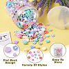 Craftdady 700Pcs 7 Styles Opaque Resin Cabochons CRES-CD0001-07-20
