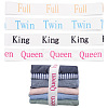 GOMAKERER 8Pcs 4 Colors Elastic Polyester Bed Sheet Organize Bands FIND-GO0002-21-1