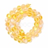 Synthetic Moonstone Beads Strands G-E573-01B-02-2
