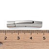 Non-Tarnish 316 Stainless Steel Bayonet Clasps STAS-K282-07D-P-3