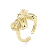 Rack Plating Adjustable Brass Rings RJEW-B060-01G-1