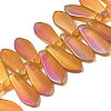 Electroplate Glass Beads Strands EGLA-P057-03A-FR01-1