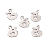 201 Stainless Steel Charms STAS-F266-15P-1