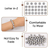 52Pcs 26 Style Electroplate Glass Alphabet Beads FIND-TA0001-99B-14