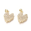 Golden Plated Brass Pendants ZIRC-L087-007G-1