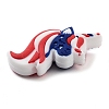 Independence Day Theme Silicone Beads SIL-M005-01F-2
