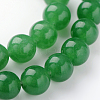 Natural Dyed Jade Beads Strands X-JBR10-8mm-2