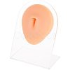 Soft Silicone Belly Button Flexible Model Body Part Displays with Acrylic Stands ODIS-WH0002-21-1