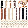 PandaHall Elite 8 Sets 4 Colors PU Leather Chain Bag Strap FIND-PH0006-85-1