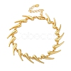 Rack Plating Brass Link Bracelets for Women BJEW-C086-01G-3