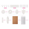 DIY Sublimation Blank Earring Making Kit DIY-SW0001-14-4