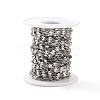 304 Stainless Steel Flat Round Link Chains CHS-A008-01P-C-3