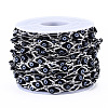 304 Stainless Steel Textured Oval Cable Chains CHS-T003-33P-05-2