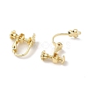 Brass Screw Clip-on Earrings EJEW-Q782-02G-2