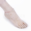 Glass Seed Beads Anklets AJEW-AN00277-02-4