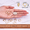 Eco-Friendly Brass Earring Hoops Findings KK-TA0007-40-21