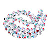 Transparent Acrylic Beads Strands ACRC-T011-07-3
