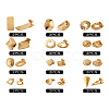 304 Stainless Steel Stud Earring Findings STAS-TA0004-29-14