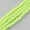 Baking Painted Imitation Jade Glass Round Bead Strands DGLA-Q021-10mm-08-1