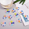 16Pcs 4 Style Transparent Acrylic Pendants KY-SZ0001-32-3