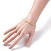 Sparkling Glass Beaded Stretch Bracelet for Women BJEW-JB07664-05-3