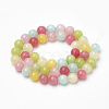Natural White Jade Beads Strands X-G-Q462-135-8mm-2