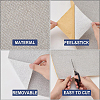 Self Adhesion Imitation Linen Wallpaper Peel AJEW-WH0270-16B-4